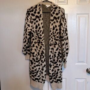 Cheetah print sweater